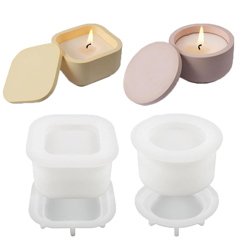 1set DIY Candle Jar Silicone M - Candle Making Jars With Lids review and price